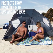 Super-Brella Maximum Protection Portable Canopy Shelter Umbrella, Blue 552913308
